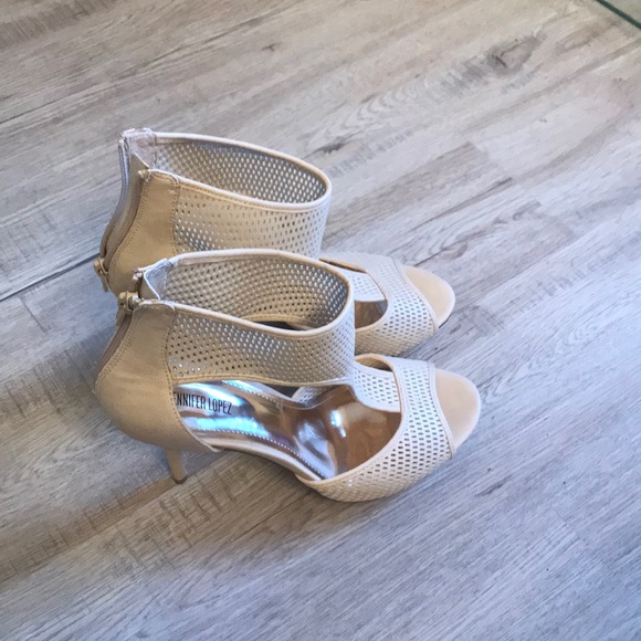 Size 10 nude Jlo heels NEW - Picture 4 of 6